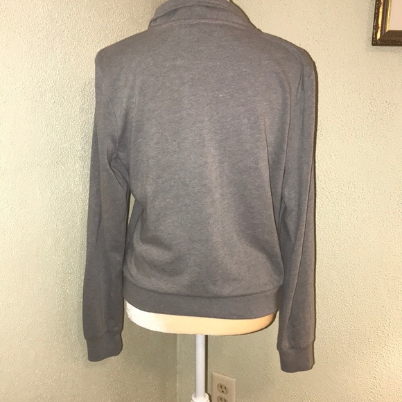 PINK Victoria’s Secret Striped Zipper Sweatshirt M - Picture 5 of 6